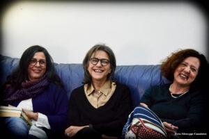 Da sinistra Anna Maria Vaccarino, Valeria Ancione, Adele Roselli
